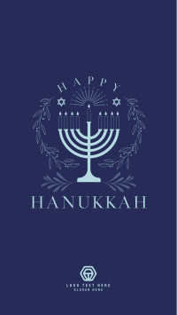 Happy Hanukkah Instagram Story