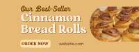 Best-seller Cinnamon Rolls Facebook Cover