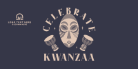 Kwanzaa African Mask  Twitter Post