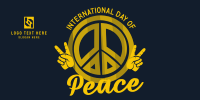 Peace Day Symbol Twitter Post