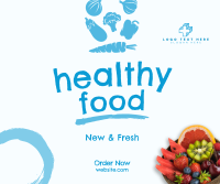 Fresh Healthy Foods Facebook Post