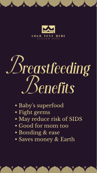 Breastfeeding Benefits Instagram Reel Image Preview