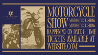 Retro Motorcycle Show Video Design