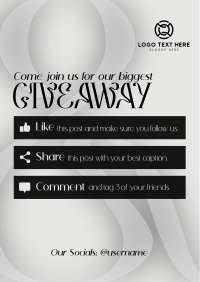 Wispy Vibrant Giveaway Flyer Image Preview