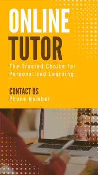 Professional Online Tutor Facebook Story