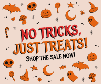 Trick or Treat Sale Facebook Post