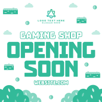 Game Shop Opening Instagram Post