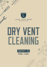 Dryer Cleaner Flyer Design