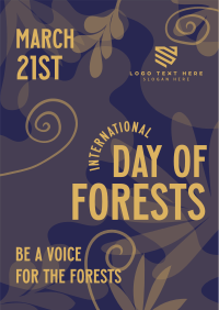 Foliage Day of Forests Poster