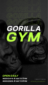 Gorilla Gym Facebook Story