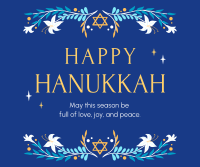 Celebrating Hanukkah Facebook Post