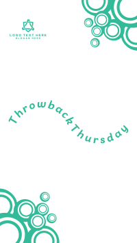 Retro Throwback Thursday  Facebook Story Design