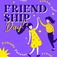High Five Friendship Day Instagram Post