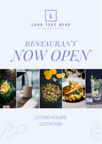 Restaurant Open Flyer