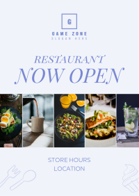 Restaurant Open Flyer