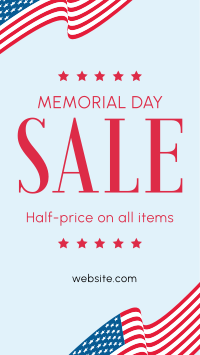 Memorial Day Sale Instagram Story