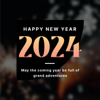 Liquid New Year Instagram Post Image Preview