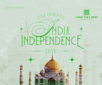 India Independence Taj Mahal Facebook Post