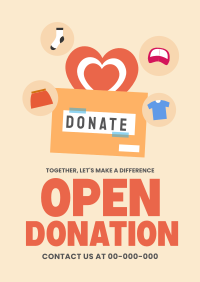 Charity Donation Poster