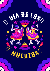 Lets Dance in Dia De Los Muertos Flyer