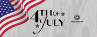 4th of July Flag Facebook Cover Image Preview