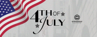 4th of July Flag Facebook Cover Image Preview