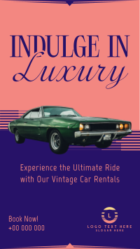 Luxury Vintage Car Instagram Reel