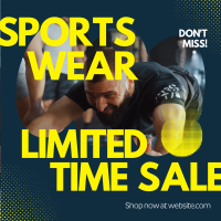 Sportwear Promo Instagram Post Design