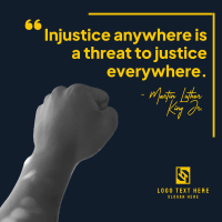 Martin Luther King Justice Linkedin Post Design