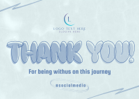 Generic Thank You Postcard Design