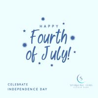 Sparkling Fourth of July Instagram Post Image Preview