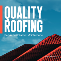 Quality Roofing Linkedin Post Design