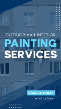 Exterior Painting Services Facebook Story