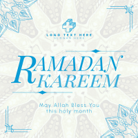 Psychedelic Ramadan Kareem Instagram Post