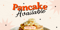 Pancakes Now Available Twitter Post