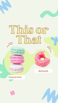 This or That Dessert Instagram Reel