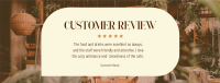 Simple Cafe Testimonial Facebook Cover Image Preview