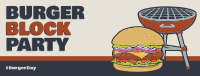 Burger Block Party Facebook Cover Image Preview