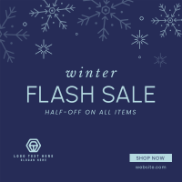 Winter Flash Sale Instagram Post