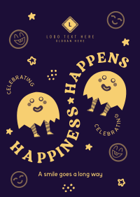 Happiness Is Contagious Poster