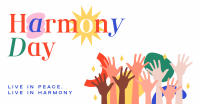 Simple Harmony Day Facebook Ad