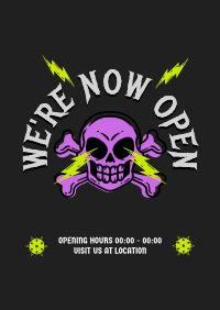 Tattoo Shop Opening Poster