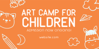 Art Camp for Kids Twitter Post