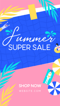 Summer Super Sale Facebook Story