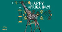 Giraffe Ethnic Pattern Facebook Ad