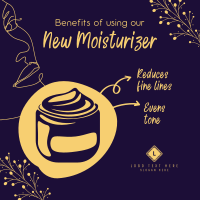 New Moisturizer Benefits Instagram Post