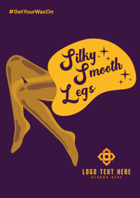 Silky Smooth Legs Poster