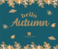 Hello Autumn Facebook Post