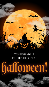 Frightful Happy Halloween Instagram Reel Image Preview