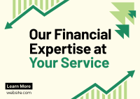 Financial Expert Postcard